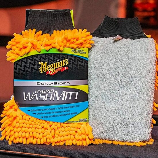 Meguiar`s Hybrid Ceramic Wash Mitt achterzijde